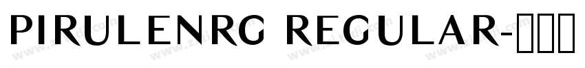 PIRULENRG REGULAR字体转换